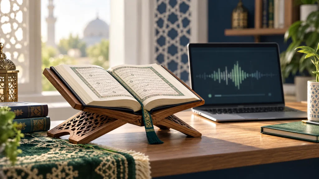 دورة تلاوة القرآن الكريم أونلاين للأطفال والناشئين والكبار 